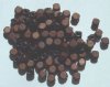 100 5mm Rounded Edge Dark Brown Cube Wood Beads